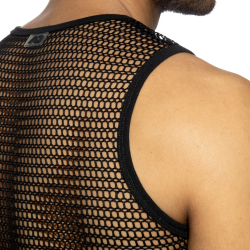 Débardeur Maille Ajourée - Noir Addicted