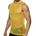 Débardeur Maille Ajourée - Jaune Addicted