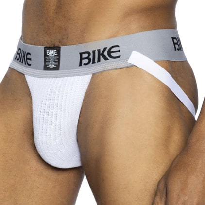 Jock Strap Classic Blanc Bike