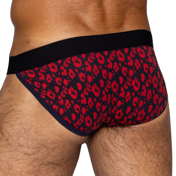 Slip Tanga Coton Léopard Bike
