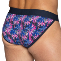 Bike Cotton Tanga Briefs - Palm Party