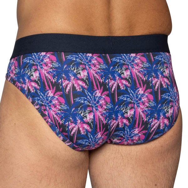 Bike Cotton Briefs - Palm Party