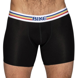 Bike Cotton Long Boxer Briefs - Black