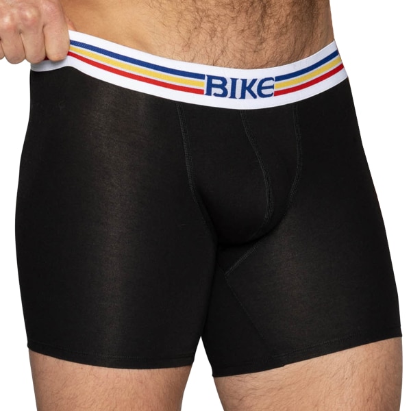 Boxer Long Coton Noir Bike