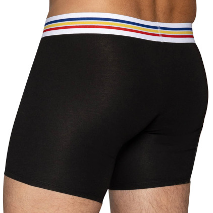 Boxer Long Coton Noir Bike