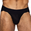 Bike Power Lift Mesh Tanga Briefs - Black