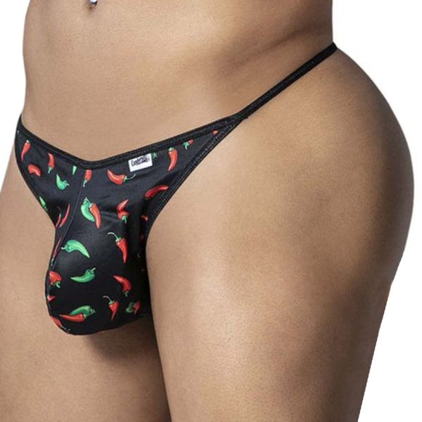 Chili Peppers Thong - Black