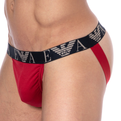 Jock Strap Bold Monogram Coton Rouge Emporio Armani