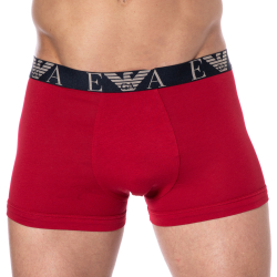 Boxer Bold Monogram Coton Rouge Emporio Armani