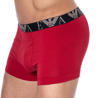 Boxer Bold Monogram Coton Rouge Emporio Armani
