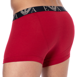 Emporio Armani Bold Monogram Cotton Boxer Briefs - Red