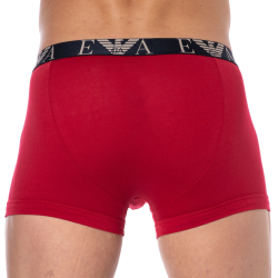 Emporio Armani Bold Monogram Cotton Boxer Briefs - Red