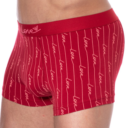 Boxer Saint-Valentin Imprimé Rouge Emporio Armani