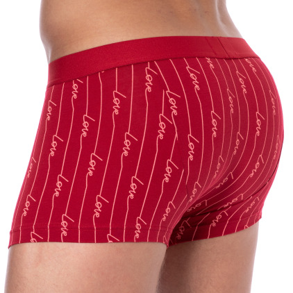Boxer Saint-Valentin Imprimé Rouge Emporio Armani