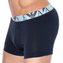 Boxer Bold Monogram Coton Marine - Gris Emporio Armani