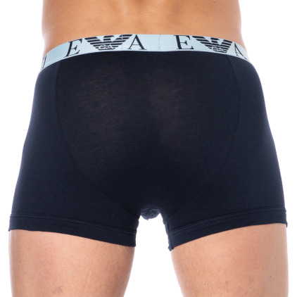 Boxer Bold Monogram Coton Marine - Gris Emporio Armani