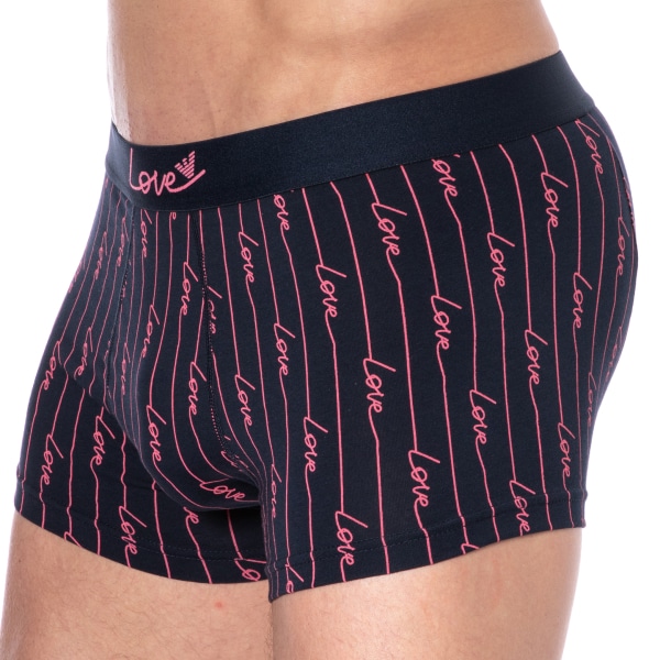 Boxer Saint-Valentin Imprimé Bleu Nuit Emporio Armani