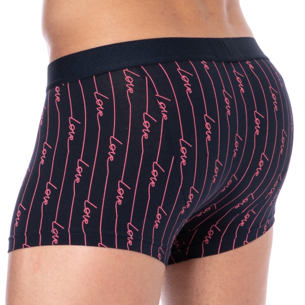 Boxer Saint-Valentin Imprimé Bleu Nuit Emporio Armani