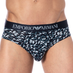 Slip All Over Logo Bleu Marine Emporio Armani
