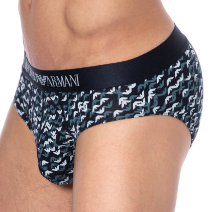 Slip All Over Logo Bleu Marine Emporio Armani