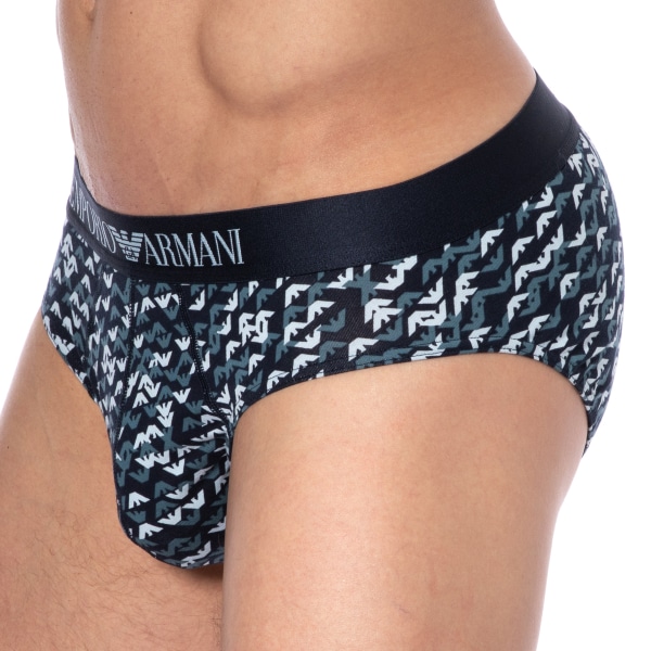 Slip All Over Logo Bleu Marine Emporio Armani