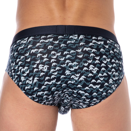 Slip All Over Logo Bleu Marine Emporio Armani