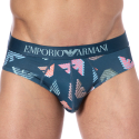Slip All Over Microfiber Bleu Emporio Armani