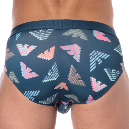 Slip All Over Microfiber Bleu Emporio Armani