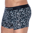 Boxer All Over Logo Bleu Marine Emporio Armani
