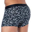 Boxer All Over Logo Bleu Marine Emporio Armani