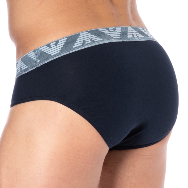 Slip Shiny Logoband Marine - Aigle Emporio Armani