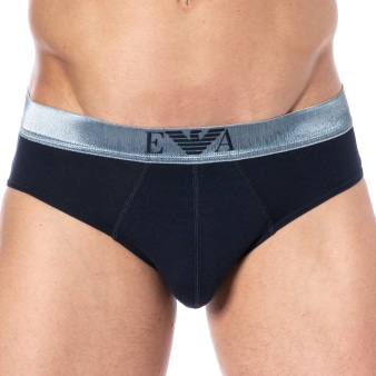 Slip Shiny Logoband Marine Emporio Armani