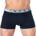 Emporio Armani Shiny Logoband Boxer Briefs - Navy - Eagle
