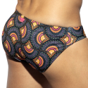 Slip De Bain Paon Noir ES Collection