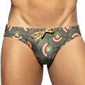Slip De Bain Paon Kaki ES Collection