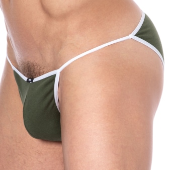 Slip Tanga Mini Coton Kaki SKU