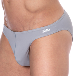 Slip de Bain Bikini Gris Clair SKU