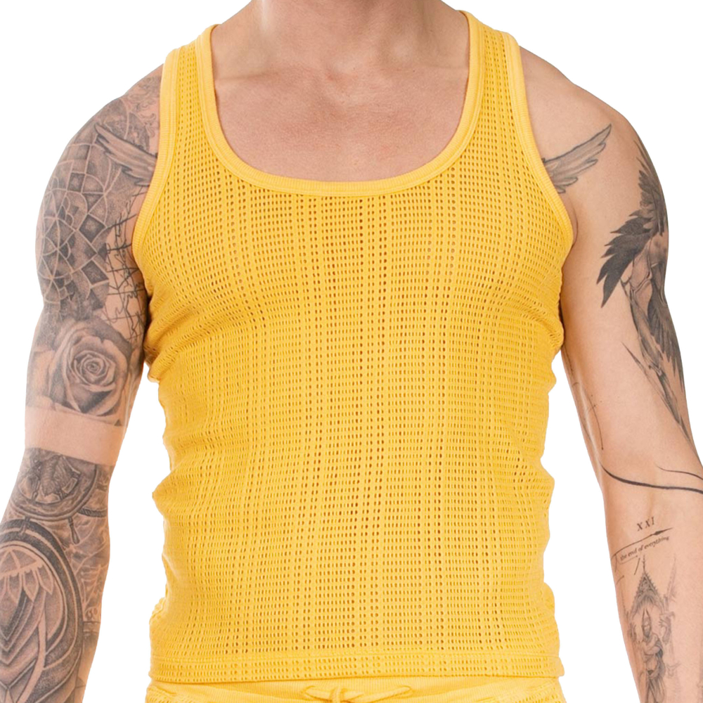 Barcode Alabin Tank Top - Yellow | INDERWEAR