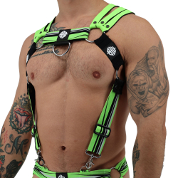 Harnais Body Circuit Breaker Vert Fluo Breedwell