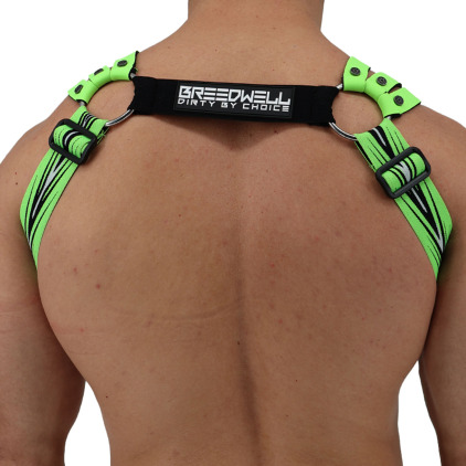 Harnais Body Circuit Breaker Vert Fluo Breedwell