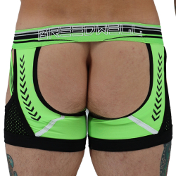Boxer Jock Chock Circuit Breaker Vert Fluo - Noir Breedwell