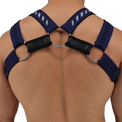 Harnais Body Mister Luxe Bleu Marine Breedwell