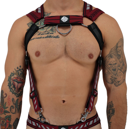 Breedwell Mister Luxe Body Harness - Oxblood