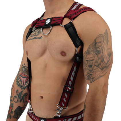 Breedwell Mister Luxe Body Harness - Oxblood