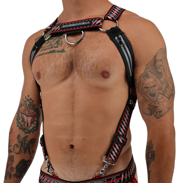 Harnais Body Gymnetixxx Rouge Breedwell