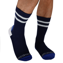Breedwell Gymnetixxx Crew Socks - Navy