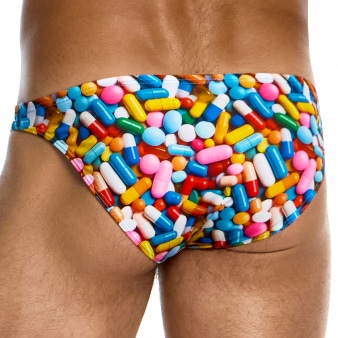 Slip de Bain Low Cut Pilules Modus Vivendi