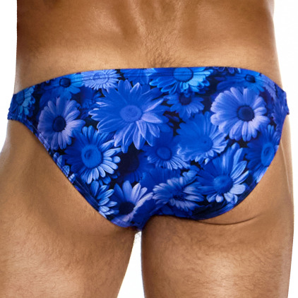 Modus Vivendi Daisies Low Cut Swim Briefs - Blue