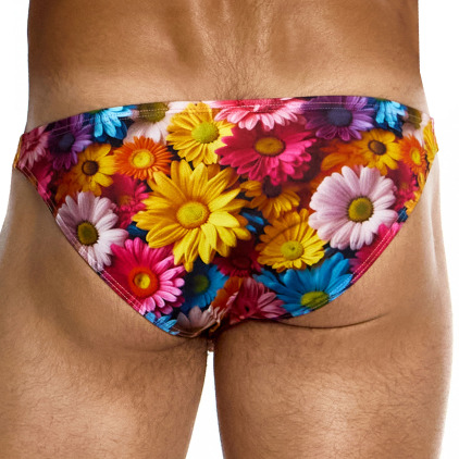 Slip de Bain Low Cut Daisies Multicolore Modus Vivendi