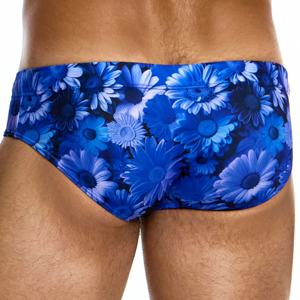 Slip de Bain Classique Daisies Bleu Modus Vivendi